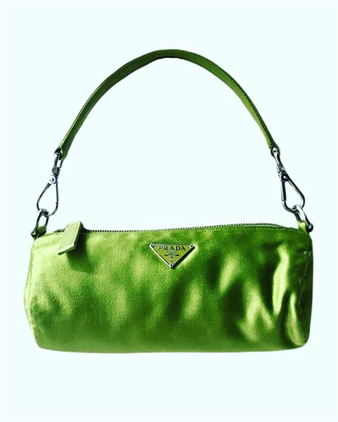 prada neon green bag|Lime Green Prada Re.